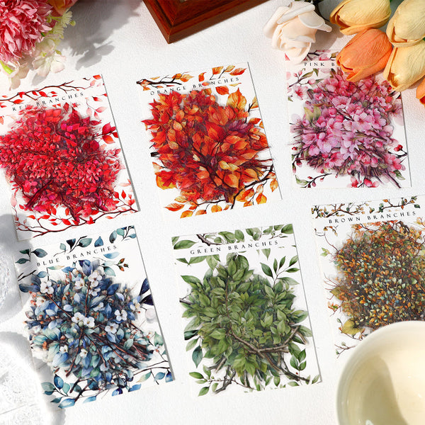 20PCS Branch Leaf Series sticker