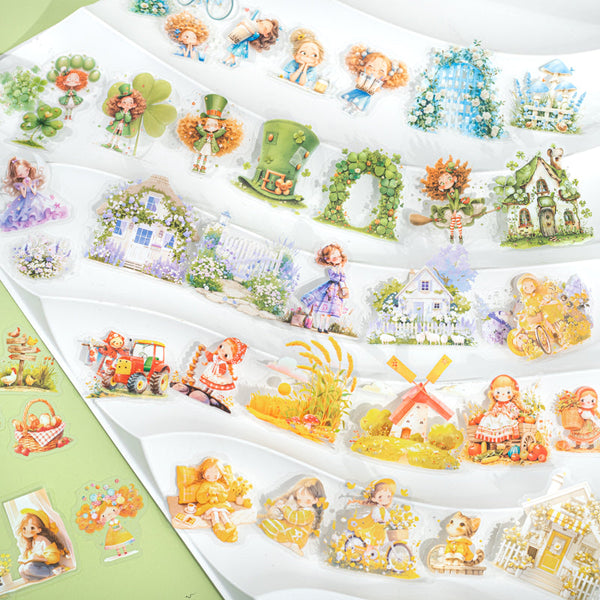 20PCS Garden Tour Notes Series sticker
