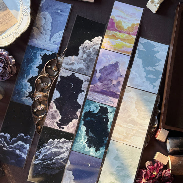 Whole Roll 9cm*6m Fairy tale sky Washi/PET Tape