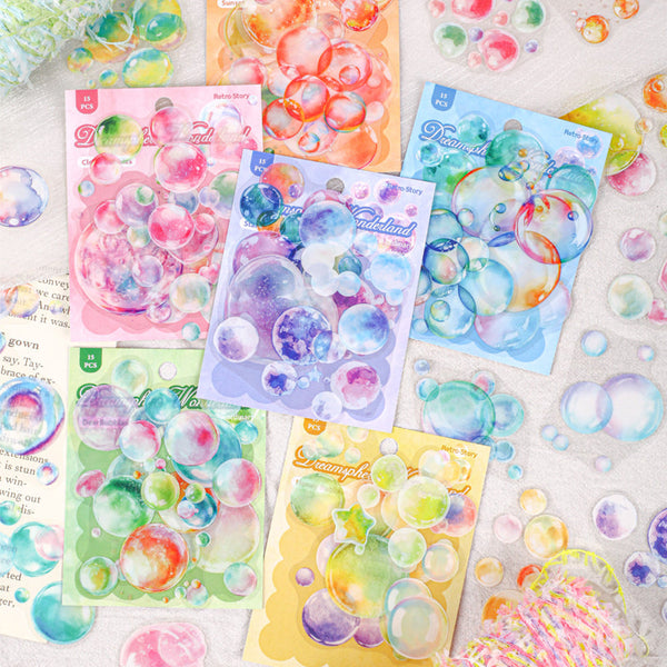 15PCS The Dreambubble Wonderland series sticker