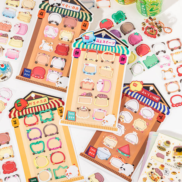 1PCS Cute Fun Little Store Series sticker