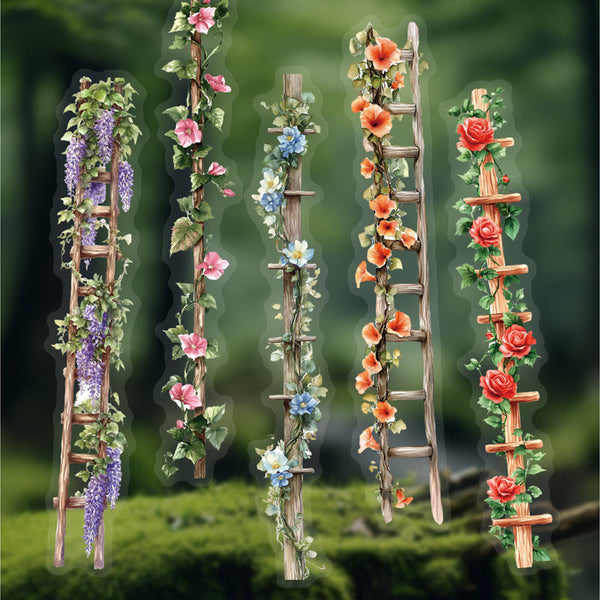 20PCS Flower ladder series sticker