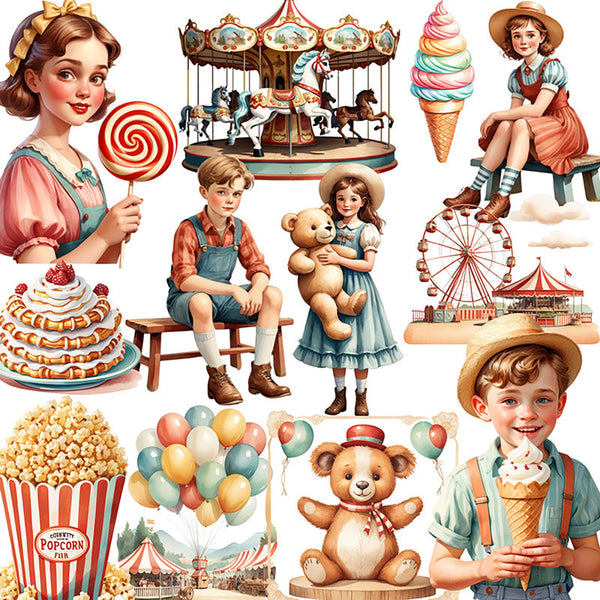 20PCS Amusement park sticker