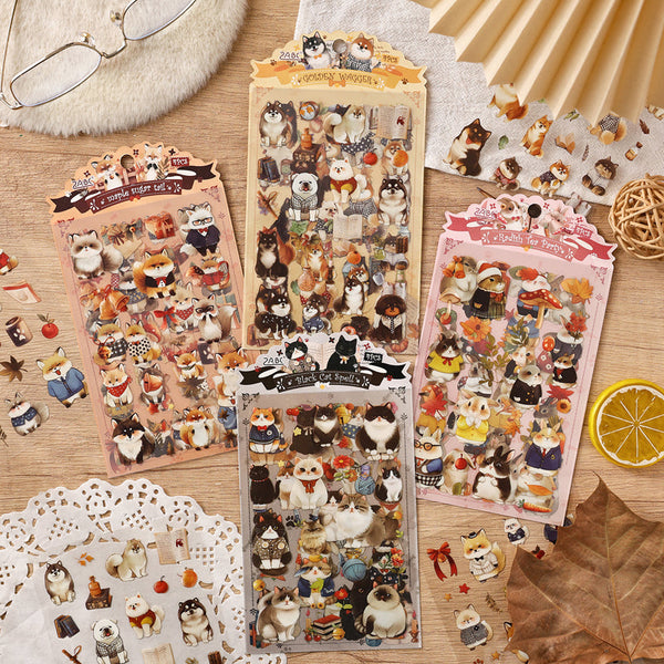 4PCS The Plush Story Series sticker