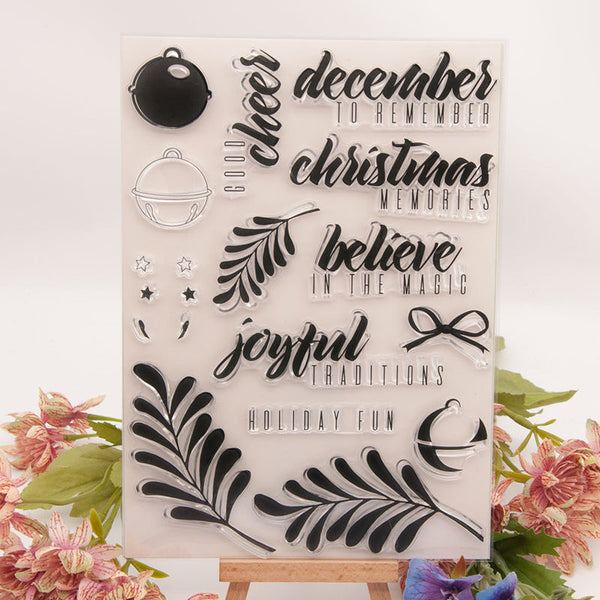 Clear silicone stamp