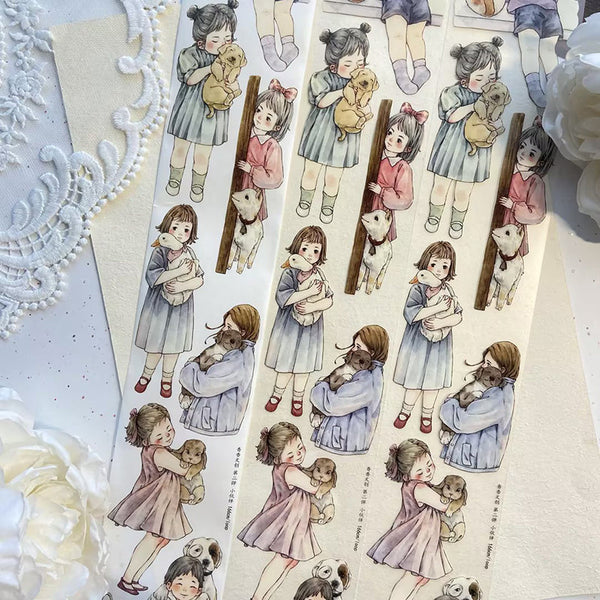 6cm*166cm Human companion Washi/PET Tape