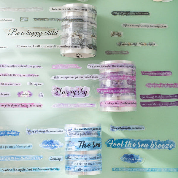 Endless Colors series Die Cutting PET Tape