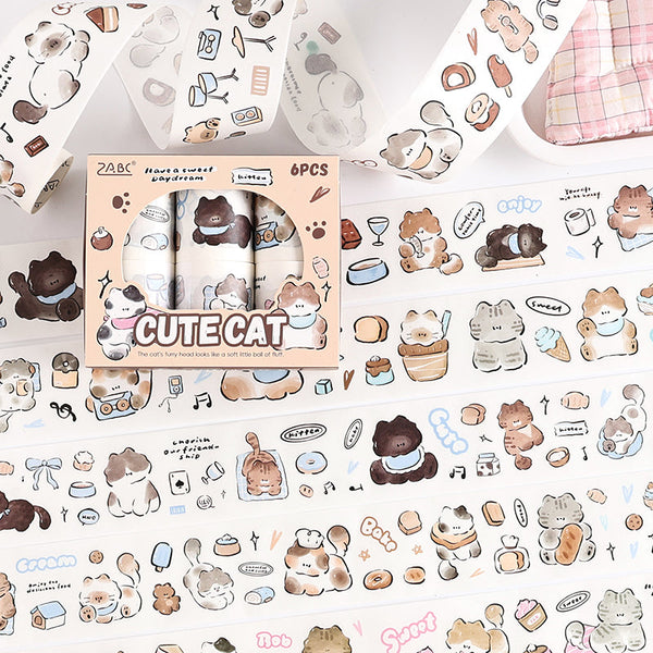 The Good Cat Diary Series Die Cutting PET Tape Set