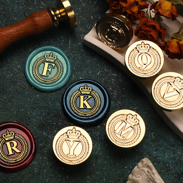 2.5cm Crown letter series Wax Seal Stamp