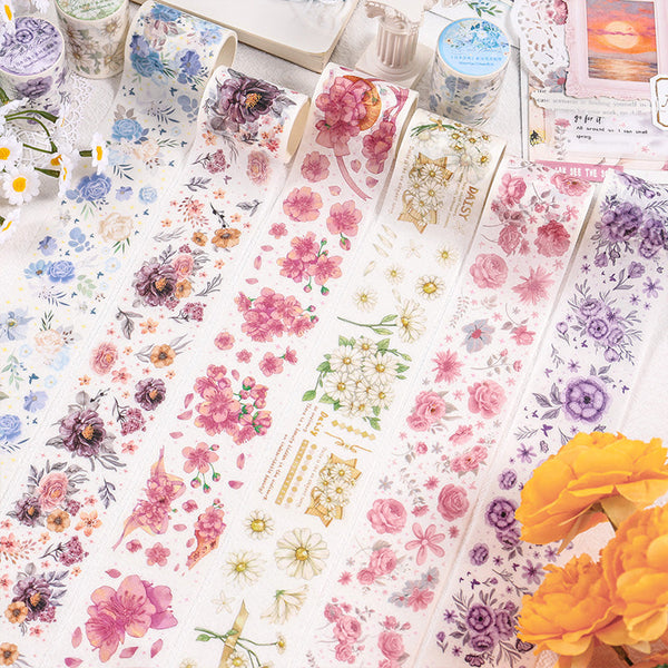 Purple mist flowers series Washi Tape