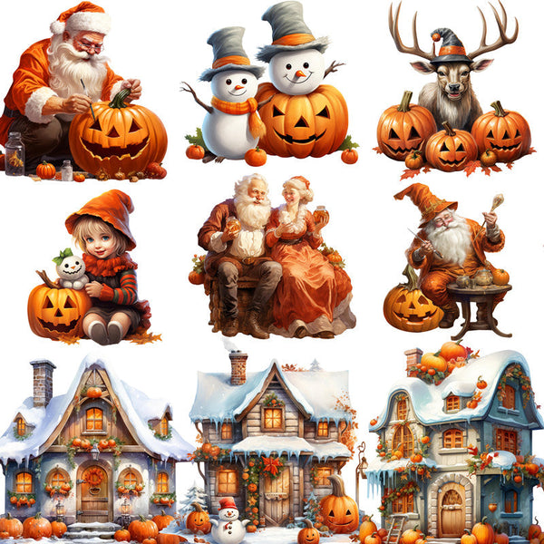 20PCS Christmas & Halloween Sticker