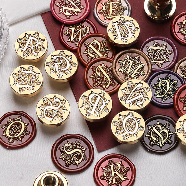 2.5cm Iris letter series Wax Seal Stamp