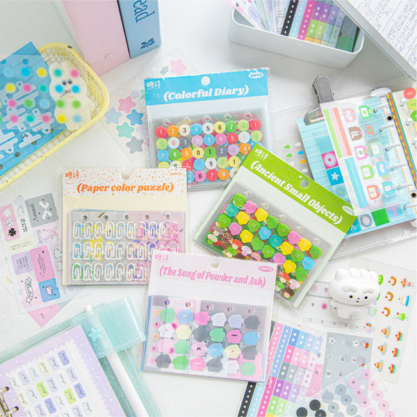 20PCS Rainbow Story Series sticker