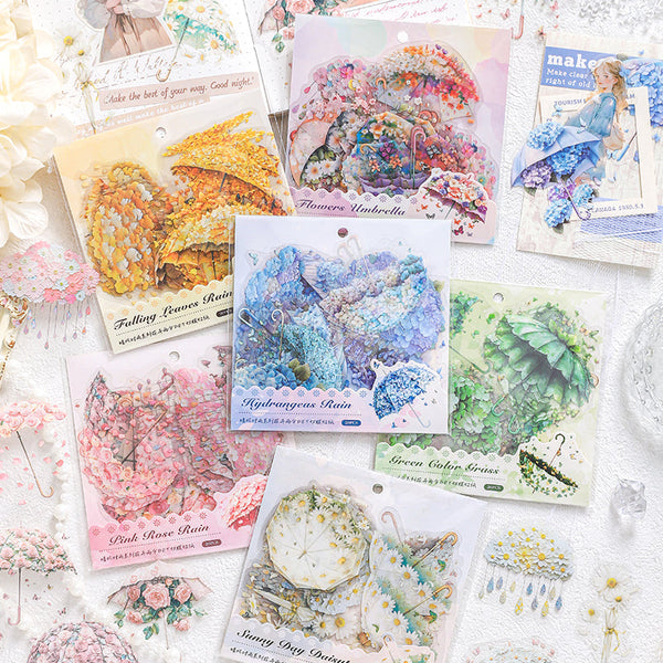 20PCS Sunny Wind Rainy Days Series sticker