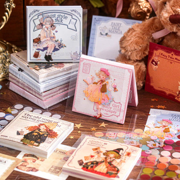 96PCS Fairy tale comic series note paper