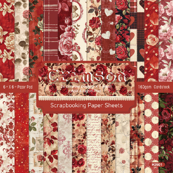 Crimson background paper – Journaldream