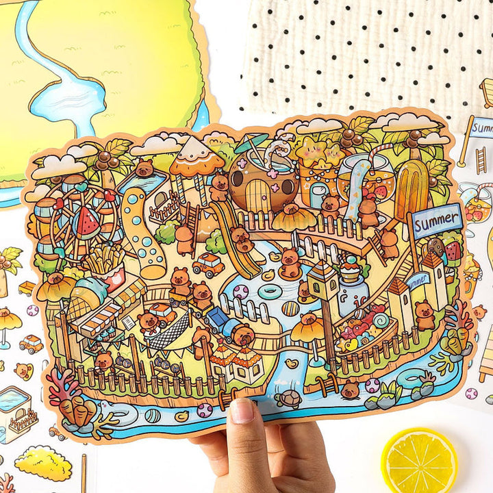 Kapi Sticker Kapi fun summer series 3D Sticker – Journaldream