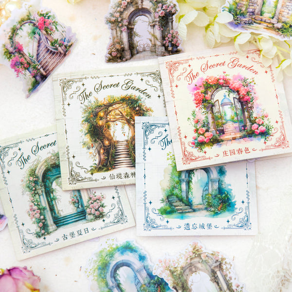 10PCS Secret Garden Series sticker