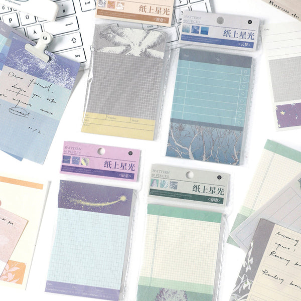 60PCS Starlight on Paper Series material paper