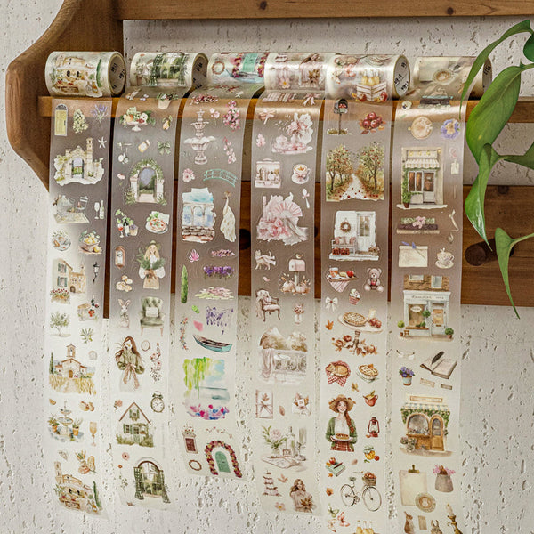 Light Color Time Series Die Cutting Fog PET Tape