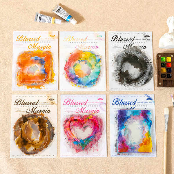 20PCS Blurred margin series sticker