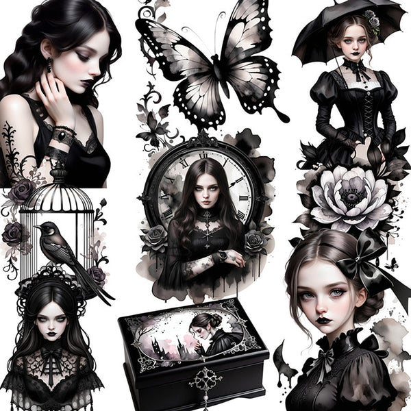 20PCS Dark Girl sticker