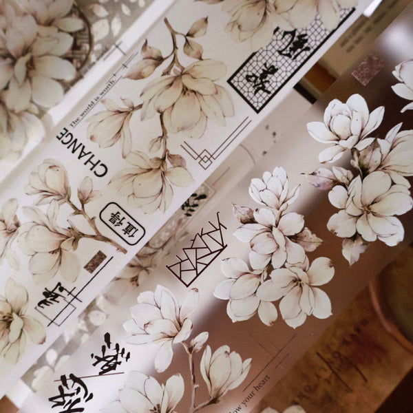 6cm*120cm Moon Condensing Fragrance Washi/PET/Fog PET/Shell Light PET Tape