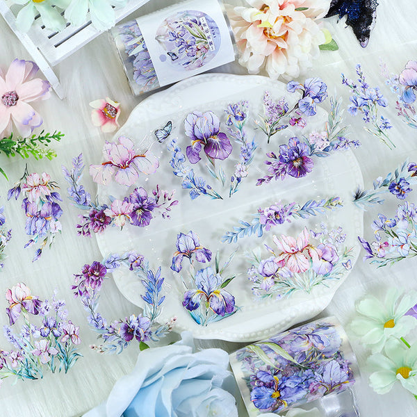 Purple kites Shell Silver PET Tape