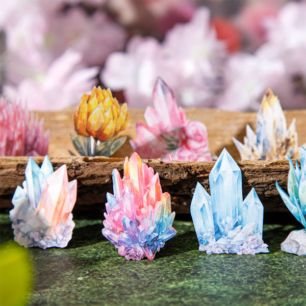 20PCS Flower Crystal Story Series sticker