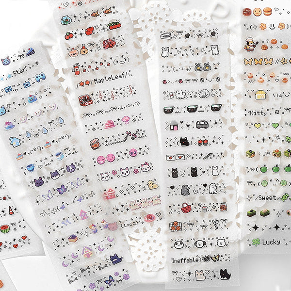 6PCS Emotional Expression Series sticker