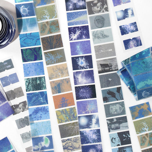 Fragmented Light Shadow Series Die Cutting Flash PET Tape
