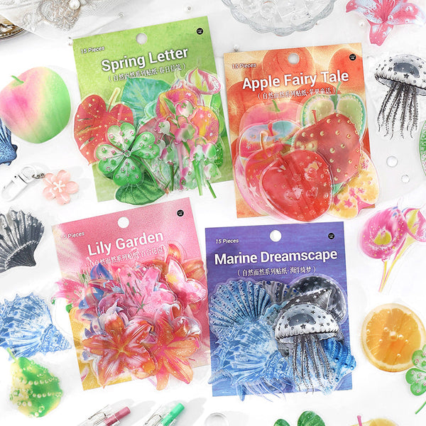 15PCS Natural Series sticker