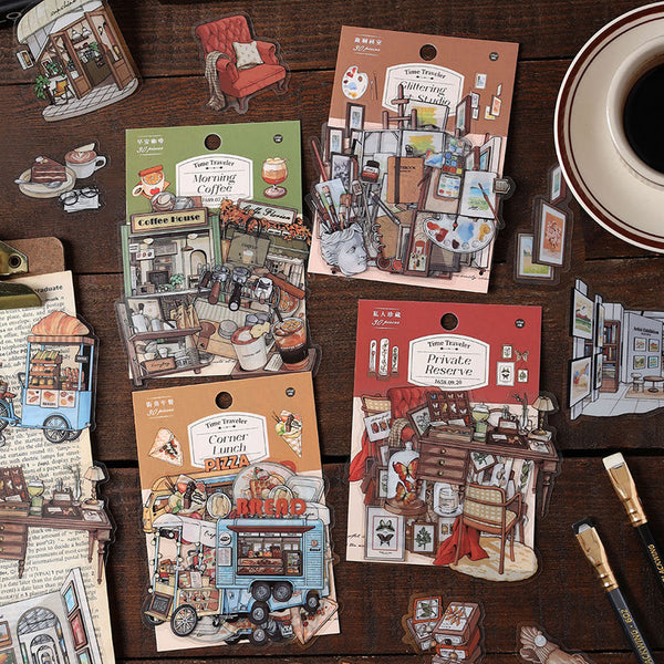 30PCS Time Walker series sticker