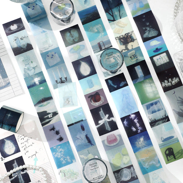 Fog and Long Wind Series Die Cutting Flash PET Tape