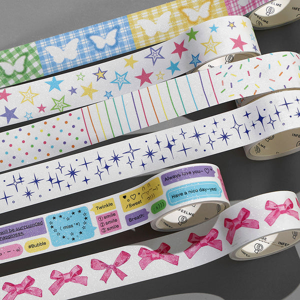 Lovely girl diary series writing paper tape