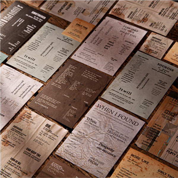 15 piezas de papel de la serie Shakespeare 