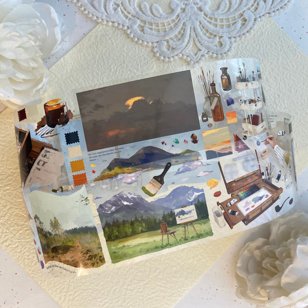 6cm*100cm Wilderness artist PET Tape
