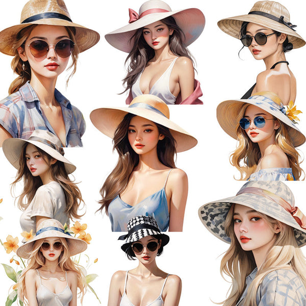 20 pegatinas de moda de verano para niñas