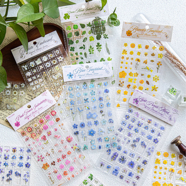 1PCS Natural Plant Institute Series Sticker