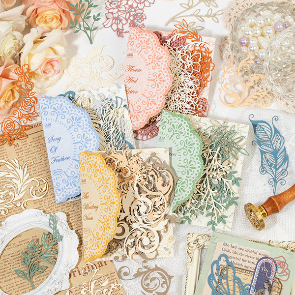 20PCS Dreaming of Prosperity Series material paper