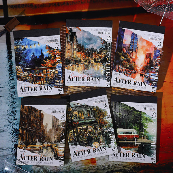 20PCS After the Rain Series sticker book