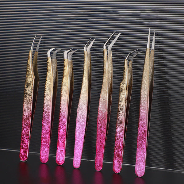 Ice flower colorful tweezers
