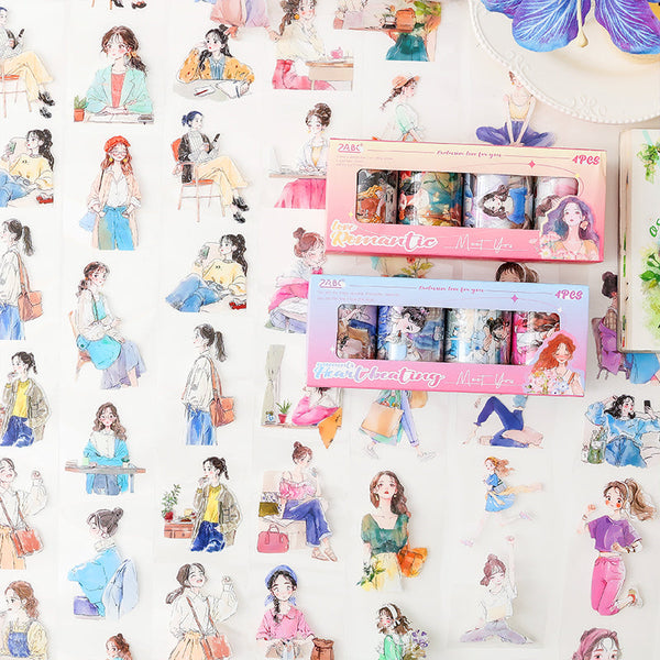 Gentle Years Series Die Cutting PET Tape Set
