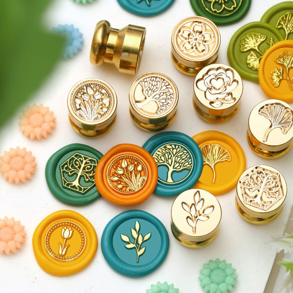 1.5cm mini plant series Wax Seal Stamp