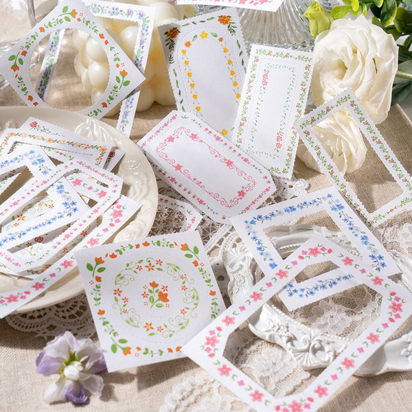 30PCS Flowers bloom again series note paper