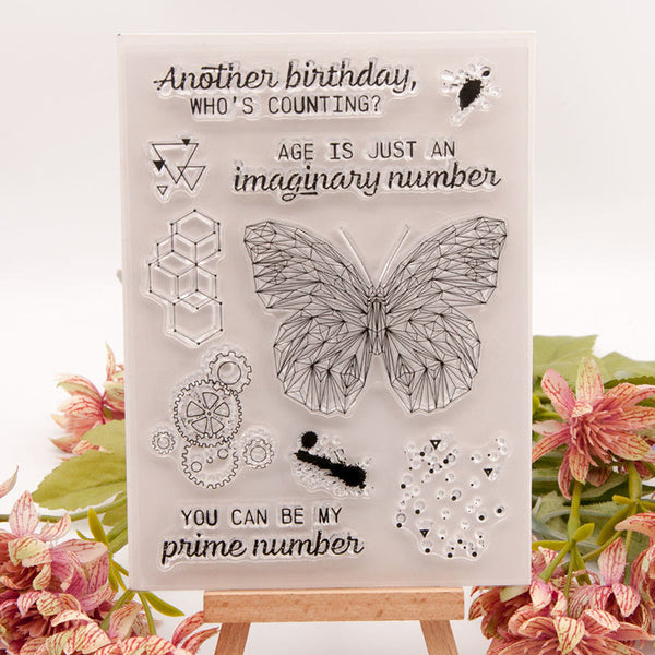 Clear silicone stamp