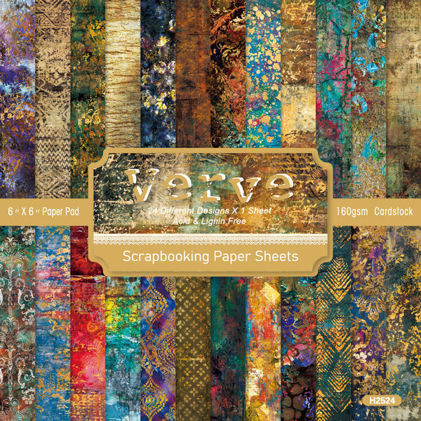 24PCS Verve background paper