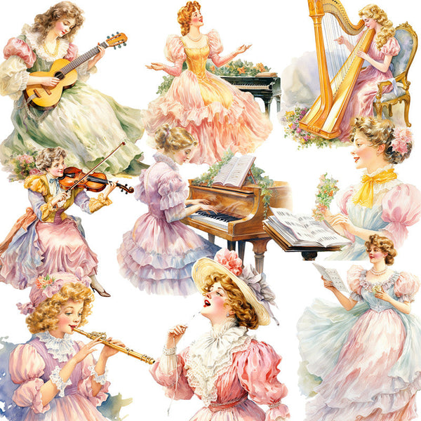 20PCS Musical performance sticker