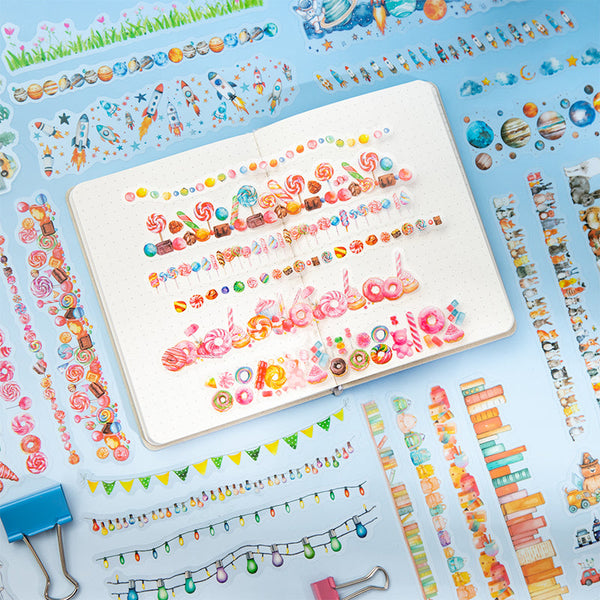 15PCS Cute miracle record Series sticker