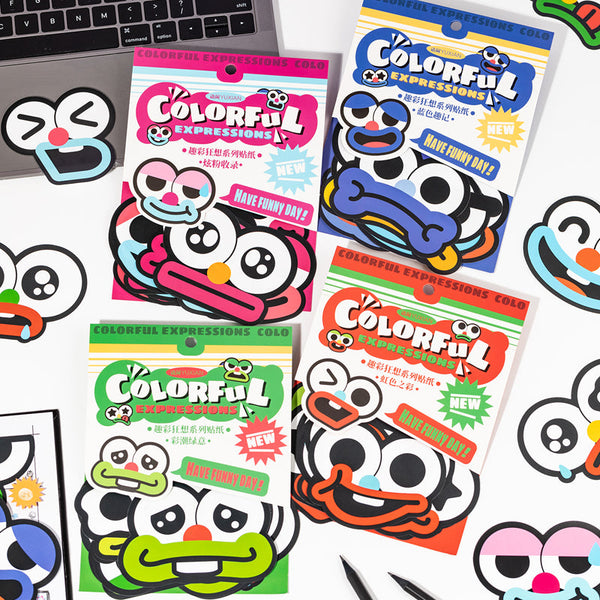 12PCS Fun Color Fantasy Series sticker